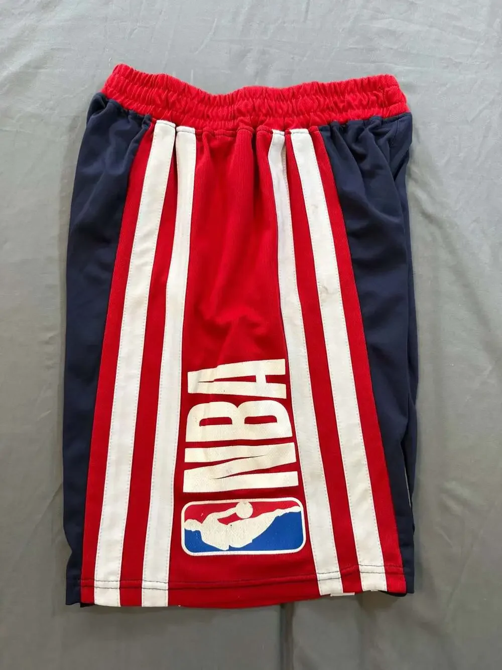 NBA Red White and Navy Blue Athletic Basketball Shorts